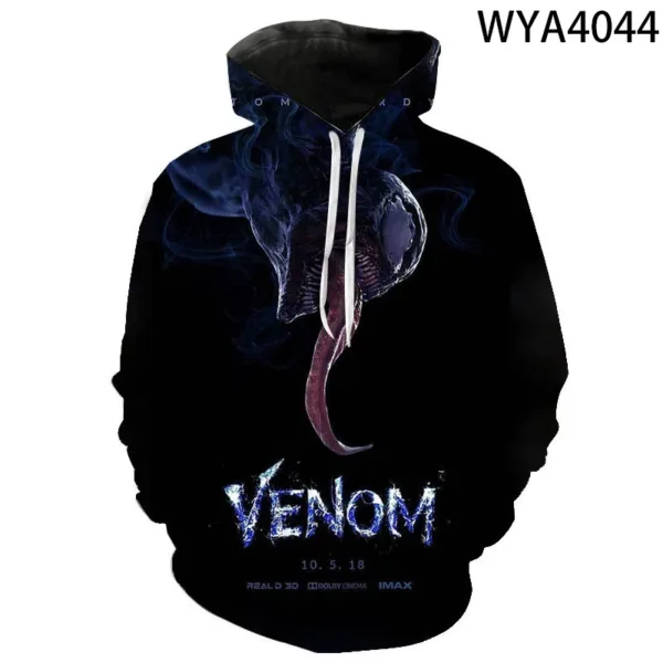 Miniso Movie Venom 3D Printed Hoodies Men Women Children Fashion Pullover Long Sleeve Boy Girl Kids Sweatshirts Cool Jacket - Image 9