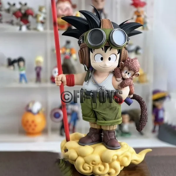 Anime Dragon Ball Son Goku Figure With Monkey Kid Goku Action Figure 26cm Pvc Statue Collection Model Toys Gifts - Image 3