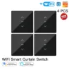 MOES WiFi Smart Curtain Switch Touch Design for Motorized Curtains and Roller Blinds work with Alexa Google and Smart Life App - Image 6