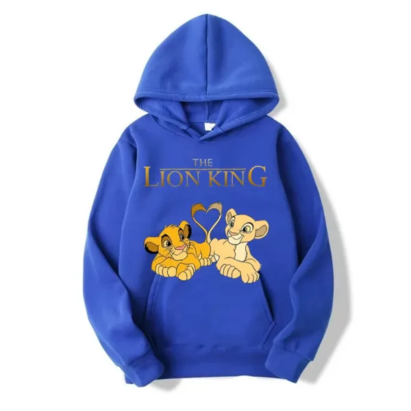 2024 New Disney The Lion King Cartoon Anime Women Pullover Spring Autumn Oversized Hoodie Casual Couple Sweatshirt Clothes Tops - Image 5
