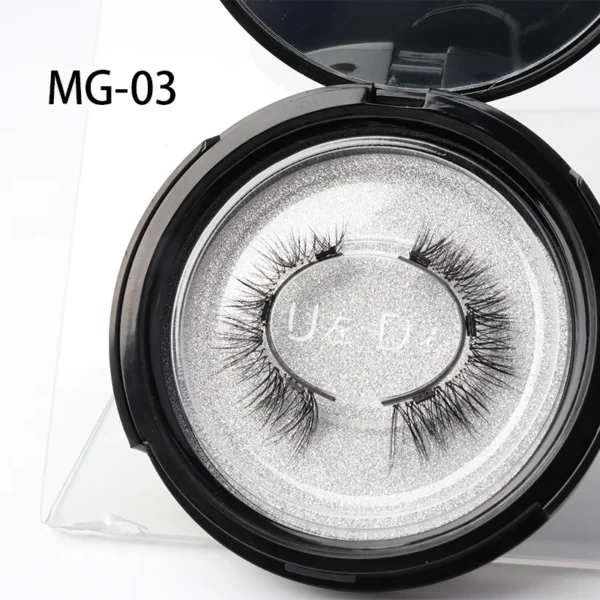 Vipuda Magnetic Eyelashes Reusable Magnetic Lashes with Magnets Tweezer Natural Thick False Eyelashes Soft Eyelashes Extension - Image 9
