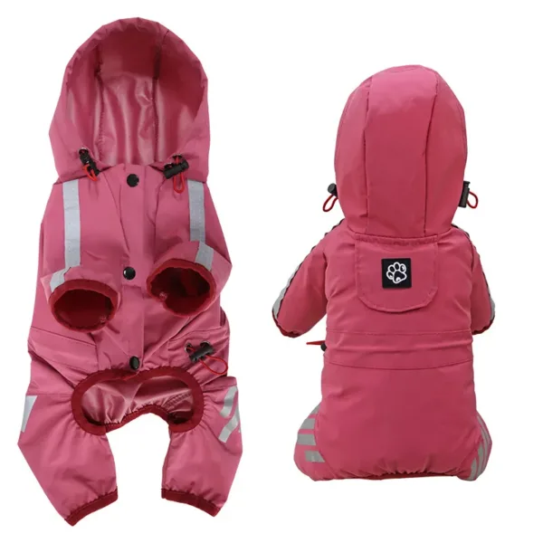 Dog Raincoat Reflective Waterproof Pet Clothes for Chihuahua Maltese Rain Coat Small Medium Dogs Jumpsuit Raincoat Dogs Overalls - Image 11