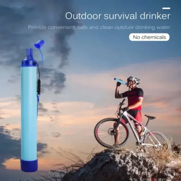 Portable Outdoor Water Purifier Camping Hiking Emergency Survival Water Filter Filtration Straws Camping Equipment Accessories - Image 4