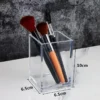 Transparent acrylic 3-5 grid makeup box,makeup brush bucket,makeup organizer,student desk pen holder jewelry storage box