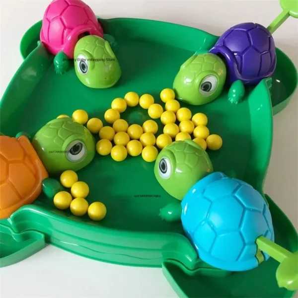 Hungry Turtle Board Games Turtle Snatching Bean Ball Table Game Kids Educational Toys Family Party Games Children Birthday Gifts - Image 2