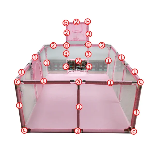 Playpen for Children Furniture Baby Playground Indoor Game Park Newborn Activity Safety Fence Kids Toddler Security Zone Barrier