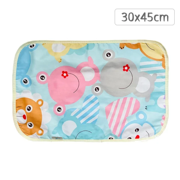 30x40/35x45cm Baby Reusable Mattress Waterproof Diapering Changing Pads Cotton Washable Newborn Mattress Baby Changing Mat - Image 2
