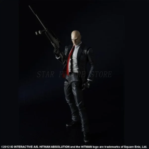 Play Arts Hitman Codename 47 Action Figure PA Agent 47 Figurine PVC Model Doll 23cm Joints Movable Classic Collection Toys Gifts - Image 2