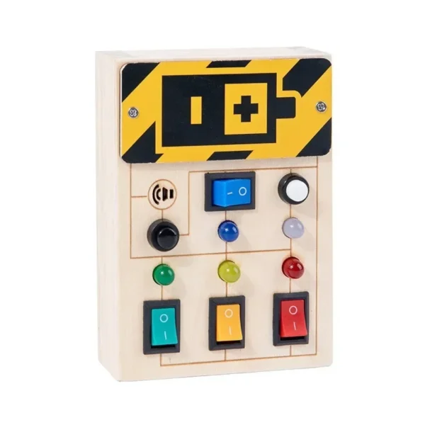 Montessori Busy Board Circuit LED Light Socket ON/OFF Baby Early Hand Fine Cognitive Education Teaching Aids Toy Gifts Busyboard - Image 24