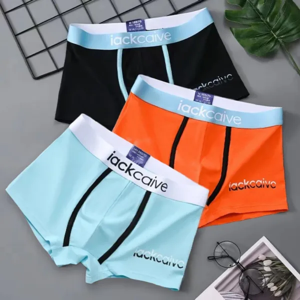 3Pcs Male Panties Cotton Men's Underwear Boxers Breathable Man Boxer Printed Underpants Comfortable Shorts Men Underwear M-3XL - Image 14