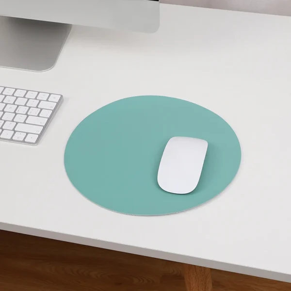 Waterproof PU Leather Mouse Pad Gaming Mouse Pad Simple Solid Color Antislip Computer Desk Accessories School Office Accessories - Image 2