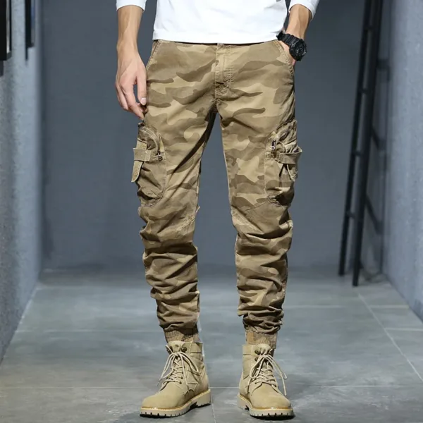 CAAYU Joggers Cargo Pants Men Casual Hiphop MultiPocket Male Trousers Sweatpants Streetwear Tactical Track KhakiCamouflage Pants - Image 5
