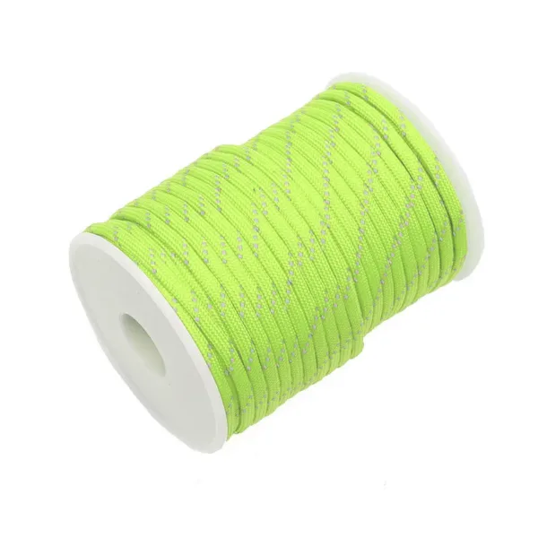 Reflective Tent Rope 550 Paracord Cord 7 Strands 4mm Camping Survival Accesorios Warning Parachute Line Hiking Canopy Lanyard - Image 14