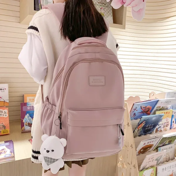 Trendy Waterproof College Backpack - Image 3
