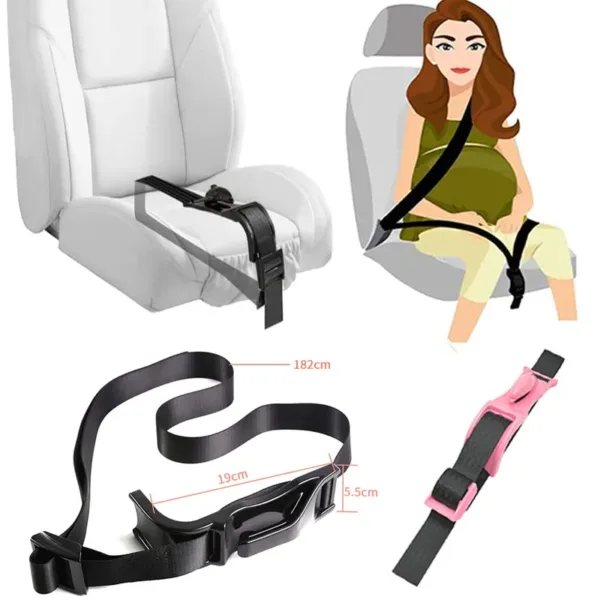 Car Seat Safety Belly Support Belt for Pregnant Woman Maternity Moms Belly Unborn Baby Protector Adjuster Extender Accessories - Image 2