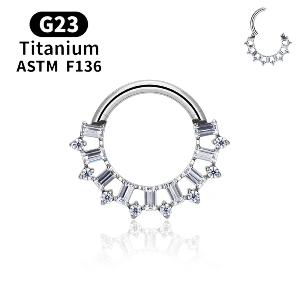 Titanium Septum Nose Rings - Image 5
