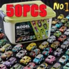 New 50-10PCS Mini Alloy Car Model Set with Storage Box Diecast Cars Toys for Boys Sliding Inertia Vehicle Children Toy Kit Gifts - Image 2