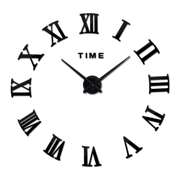 Fashion Modern Design Large Wall Clock 3D DIY Quartz Clocks Watches Acrylic Mirror Stickers Living Room Home Decor Horloge - Image 7