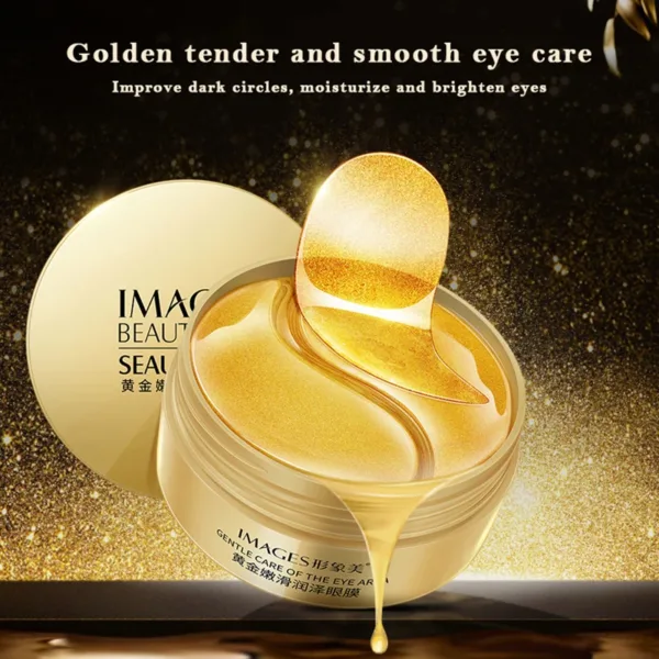60Pcs Collagen Skincare Eye Mask Seaweed Golden Eye Patches Under Eye Bags Firming Dark Circles Korean Skin Care Products - Image 3