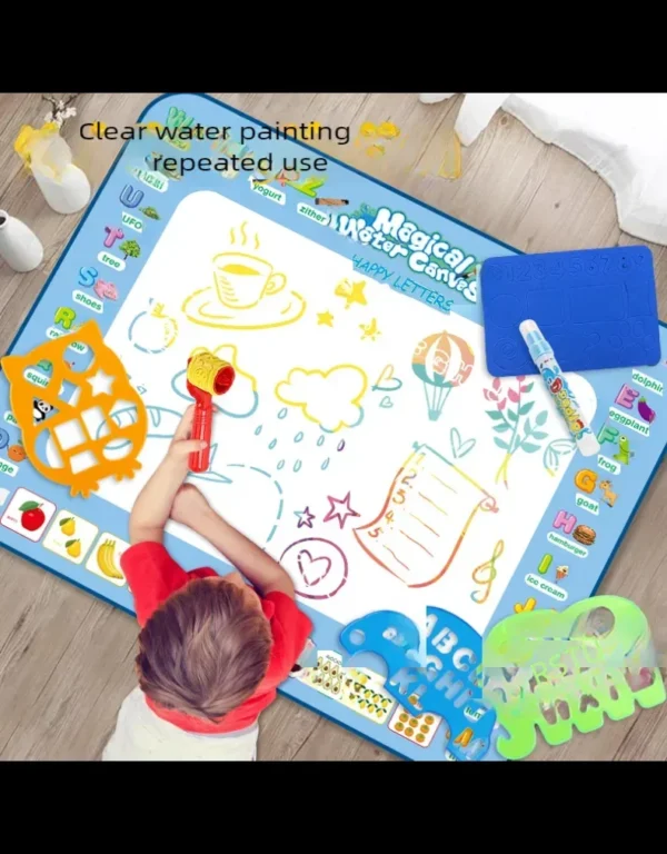 Magic Water Canvas Coloring Doodle, Reusable Magic Pens, Montessori Painting Board, Educational Toys - Image 14