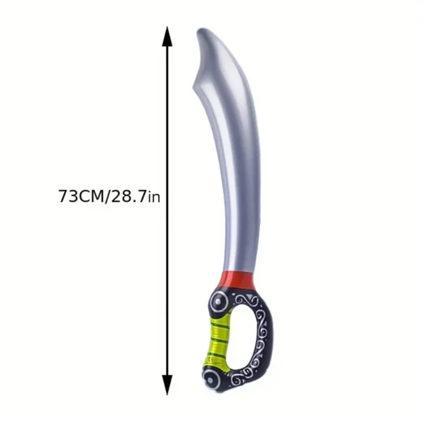 Funny Inflatable Pirate Swords, Halloween Birthday Toy Sword, Inflated Simulation Knife for Swimming Pool, Cosplay Stage Prop - Image 5