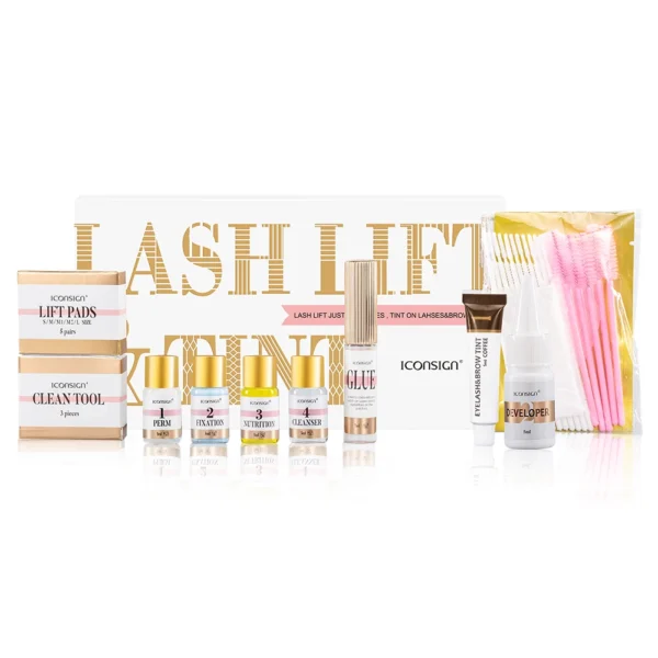 ICONSIGN Lash Lift and Tint Kit Professional Eyelash Lifting Tint Brow Lamination Dye Eye Makeup Tools - Image 5