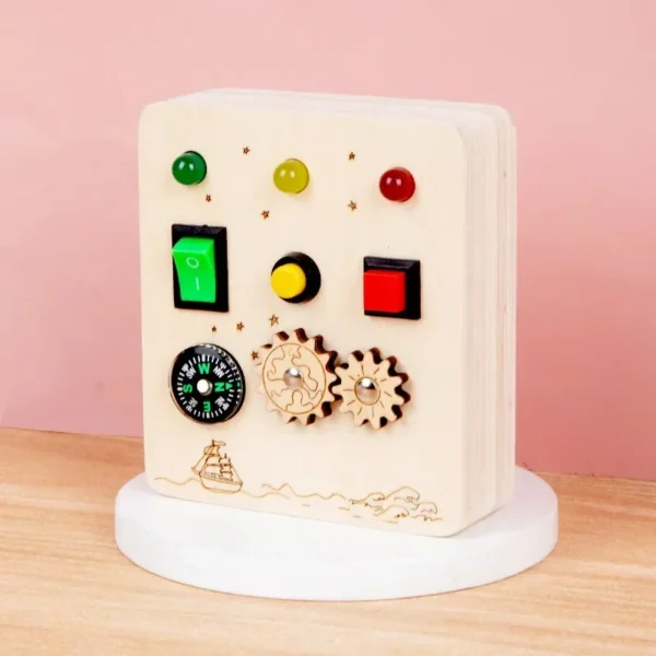 Montessori Busy Board Circuit LED Light Socket ON/OFF Baby Early Hand Fine Cognitive Education Teaching Aids Toy Gifts Busyboard - Image 21