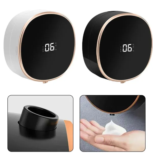 Smart Soap Dispenser Wall-mounted USB Touchless Water Foam Machine Infrared Automatic Soap Dispenser Bathroom Accessories - Image 8