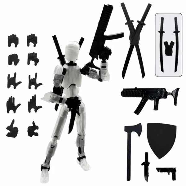 13 Action Figure Titan Multi-articular Robot Toys Dummy 3D Printed Movable Shapeshift Robot Action Anime Figure For Boy Gifts - Image 14