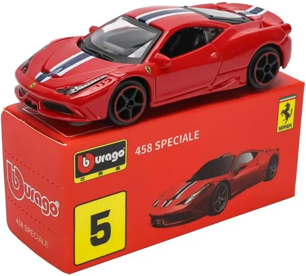 Bburago 1:64 genuine Ferrari SP1 458 ENZO F40 F12TDF SF90 car model series children's Christmas boy gift toys - Image 10