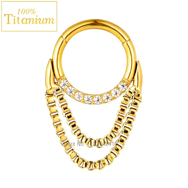 Titanium Septum Nose Rings - Image 2