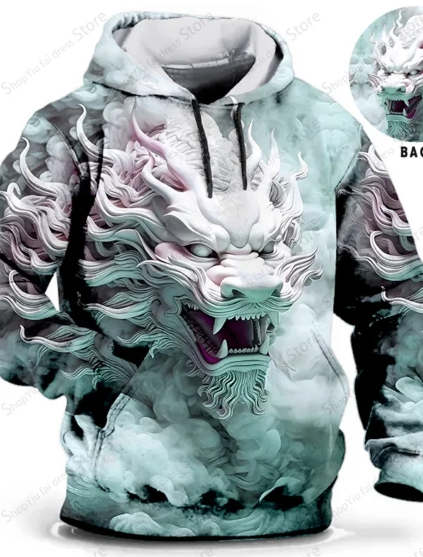 Animal Dragon 3d Print Graphic Hoodies Men Fashion Oversized Hoodies Boy Coat Women Sweats Moletom Mens Clothes Winter Tracksuit - Image 5