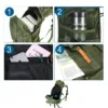 Travel Hiking Backpack Trekking Camping Backpacks Waterproof Hiking Daypack Lightweight Outdoor Sport Travel Backpack for Men - Image 3