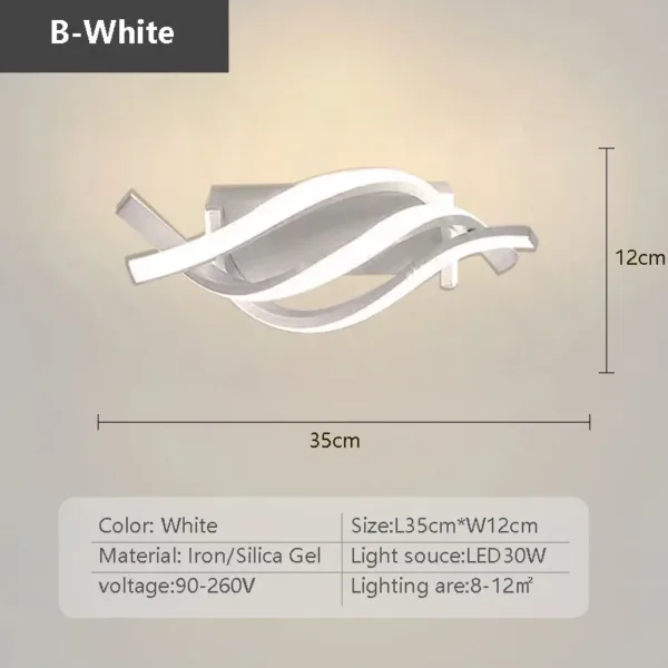 Modern LED Ceiling Light Corridor Lighting Fixture Minimalist Line Lamps Aisle Entryway Staircase Corner Indoor Decor Led Lustre - Image 12