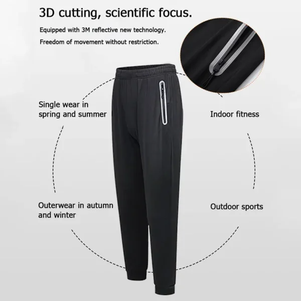 Quick Dry Men's Running Jacket Training Sportswear Set Gym Fitness Compression Sport Suit Jogging Tight Sportswear Clothes Male - Image 3