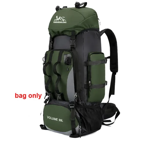 90L Waterproof Hiking Camping Backpack Trekking Bag Rucksack Large Capacity Travel Outdoor Sports Bags Camping Equipment Men - Image 4