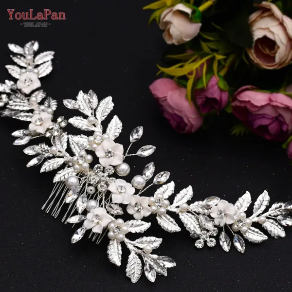 Alloy Flower Bridal Hairpin - Image 14