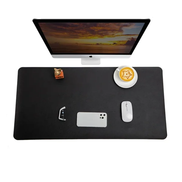 Large Mouse Pad Extra Big Non-Slip Desk Pad Waterproof PU Leather Desk Table Protector Gaming Mouse Mat for Game Office Work - Image 24