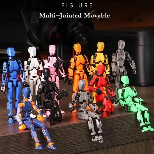 Multi-Jointed Movable Shapeshift Robot 2.0 3D Printed Mannequin Dummy 13 Action Figures Toys Kids Adults Parent-children Games - Image 4
