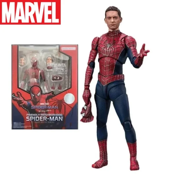 Shf Spider-Man 3 Action Figures Spiderman 3 Tobey Maguire Anime Figure Pvc Statue Figurine Model Collection Toys Doll Gifts - Image 4