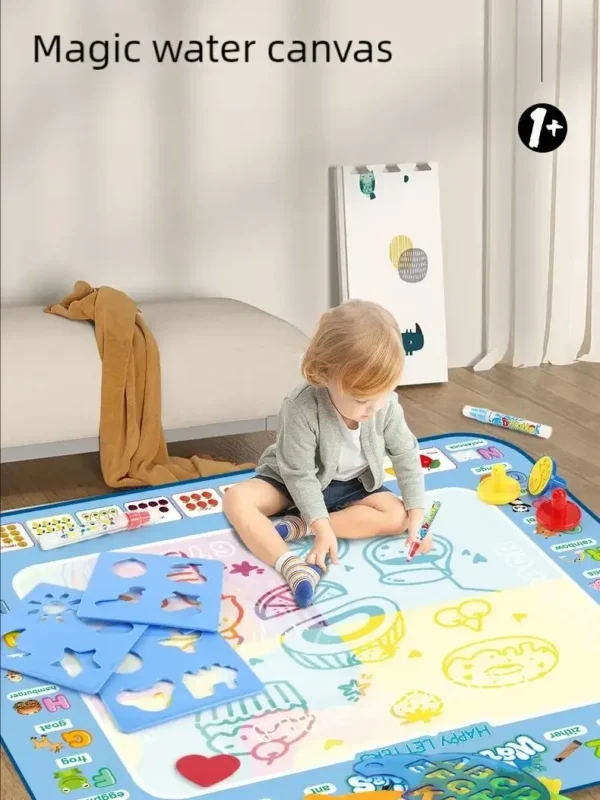 Magic Water Canvas Coloring Doodle, Reusable Magic Pens, Montessori Painting Board, Educational Toys - Image 5