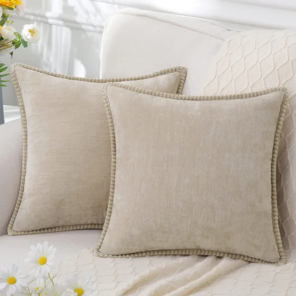 Olanly Chenille Cushion Cover 45x45 Pillow Cover 40x40cm Sofa Decorative Throw Pillow Case Soft Luxury For Living Room Decor﻿ - Image 13