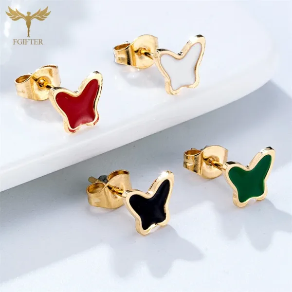 12 Pairs Bohemia Butterfly Earrings - Image 5