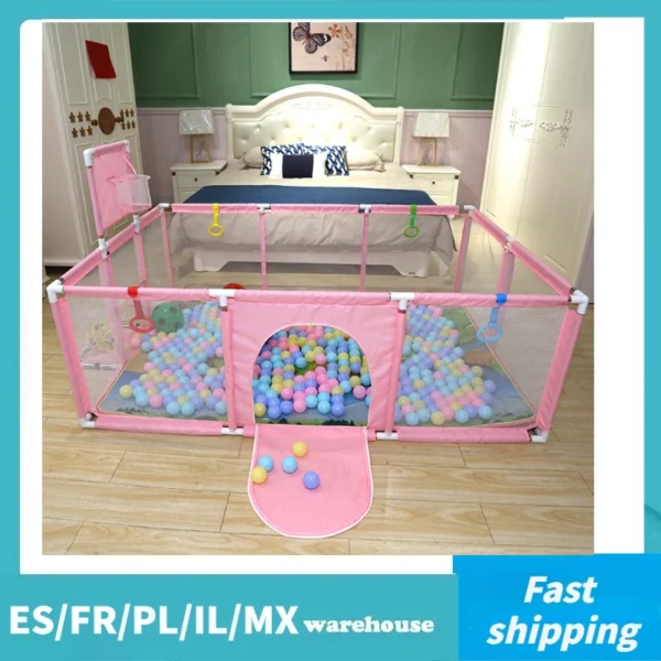 Playpen for Children Furniture Baby Playground Indoor Game Park Newborn Activity Safety Fence Kids Toddler Security Zone Barrier - Image 7