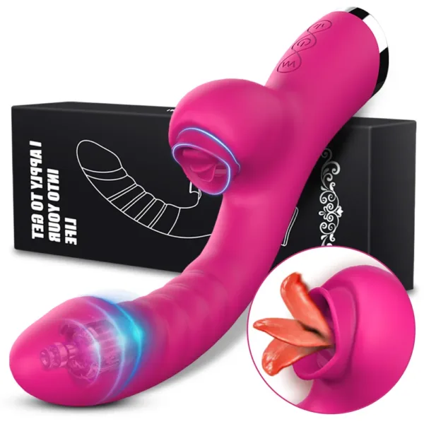 Tongue Licking Vibrator 2-in-1 - Image 4