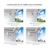 Tuya WIFI Zigbee Smart Curtain Motor Ultra Quiet Electric Wireless Remote Control Voice Control Work With Alexa Google Home - Image 9