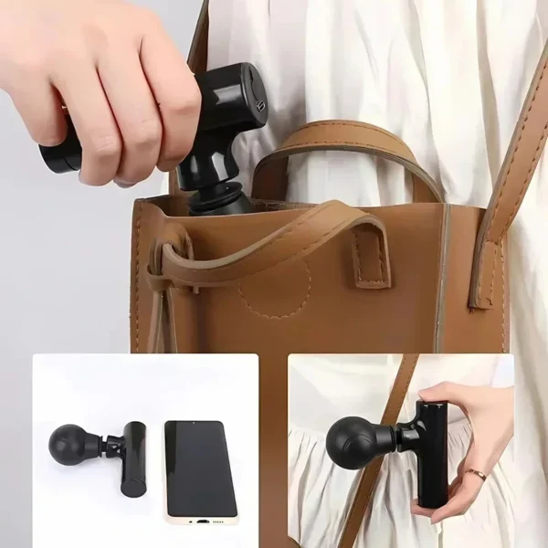 Xiaomi USB Mini Massage Gun Fascia Machine Muscle Relaxation Vibrating Rod Massage Fitness Equipment Neck Grab Fascia Gun New - Image 2