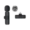 Basix Wireless Lavalier Microphone Audio Recording Mini Replaceable Windproof Wool Microphone for iPhone16 Shoot vlog YouTube - Image 12