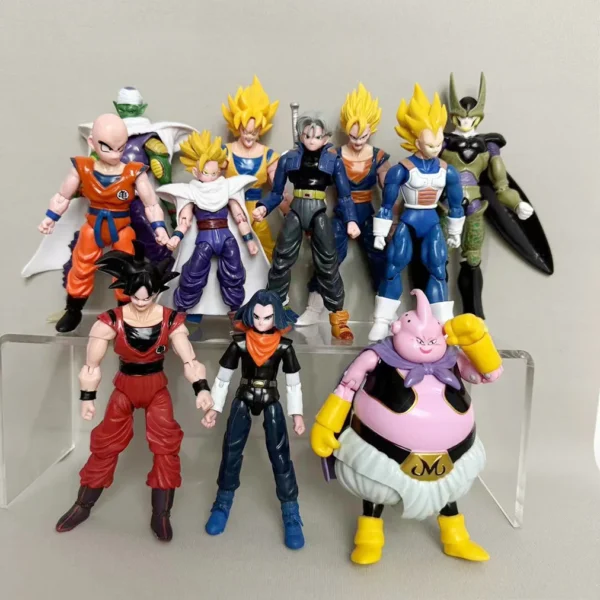 Anime Dragon Ball Vegeta Broly Son Goku Anime Action Figure Model Gifts Collectible figures for Kids Limb mobility - Image 10