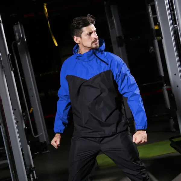 UETEEY Sauna Suit Gym Set Men Full Body Sweating Sportswear Women Boxing Running Training Fitness Weight Loss Unisex Tracksuit - Image 15